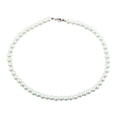 thumbnail image 1 of White   Jewelry Imitation Pearl Necklace w Metal Clasp, 1 of 5