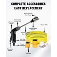 thumbnail image 6 of High Pressure Garden Hose Spray Gun, Car Wash Foam Sprayer, Adjustable Nozzle Cleaning Gun with Connectors, Multi-Function Cleaning Tool (With Foam Bottle), 6 of 7