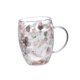thumbnail image 1 of Taza de vidrio de doble pared BLESIY 300 ml tazas de té resistentes al calor Estilo B Taza de café, 1 of 8