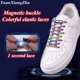 thumbnail image 2 of Cordones magnéticos 2019 Nuevo Cordón elástico con cierre Cordón Creativo Rápido Sin cordones Zapatos de encaje Niños Adultos Zapatillas de deporte unisex Cordones CuerdasEstados Unidos Gao Jinjia LED, 2 of 2
