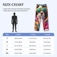 thumbnail image 4 of Bixox Men's Colorful Sunglasses Dog Patterned Pajama Pants with Pockets Lounge Clothes for Home, 4 of 5