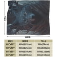 thumbnail image 3 of Mystic Wolf Tree Wrap Fleece Blanket Throw Lightweight Blanket Super Soft Cozy Bed Warm Blanket for Living Room/Bedroom All Season,Gift,40"x30", 3 of 6