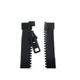 thumbnail image 5 of EZ-Xtend Lenzip #10 Separating Zipper, Dbl Metal Lock Zipper Pull, Stop, Extra Slider (Black, 18"), 5 of 7