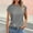 Gray, variant on Women's Cap Sleeve Tank Top Crew Neck T Shirts Loose Fit Basic Summer Casual Tunic Tee Tops