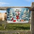 thumbnail image 2 of Merry Christmas Beagle Enjoys Woofmas Winter Xmas Holiday Horizontal Metal Aluminum Sign Beagles Dog Lover Gifts Idea Wall Art Home Decor - 02022, 2 of 5