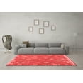thumbnail image 3 of Ahgly Company Indoor Round Southwestern Red Country Area Rugs, 3' Round, 3 of 4