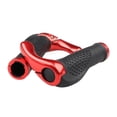 thumbnail image 2 of koolsoo 1Pair Bike Grip Mountain Handle Handlebar Soft Rubber Bar End Red, 2 of 8