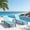 Aqua, variant on CIOKEA Outdoor Lounge Chair, Foldable Aluminum Pool Chaise Lounge with 5 Positions Recliner, No Assembly, Blue