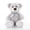 Bow-Gray, variant on MaoGoLan 13'' Cute Teddy Bear Stuffed Animal Ligth Gray Bear Plush Toy