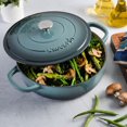 thumbnail image 2 of Crock-Pot Artisan 5 Qt Enameled Cast Iron Braiser Pan W/Lid, Slate Grey, Round, 2 of 2