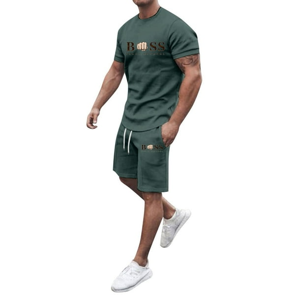 Playeras Básicas Algodon Para Hombre, Ropa De Verano Para Bebé Niño, Conjunto A Juego Para Papá/Mamá, Camiseta Bordada De Manga Corta, Conjunto De Pantalones Cortos A Cuadros Para Niño Pequeño