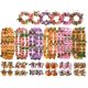 thumbnail image 1 of Aleko 72 Piezas Decoraciones para Fiestas Hawaianas 36 Pulseras 18 Diademas Leis 18 Collares de Flores para Fiestas Temáticas y Suministros para Fiestas Hawaianas ACTIVE Biensenido a ACTIVE, 1 of 1