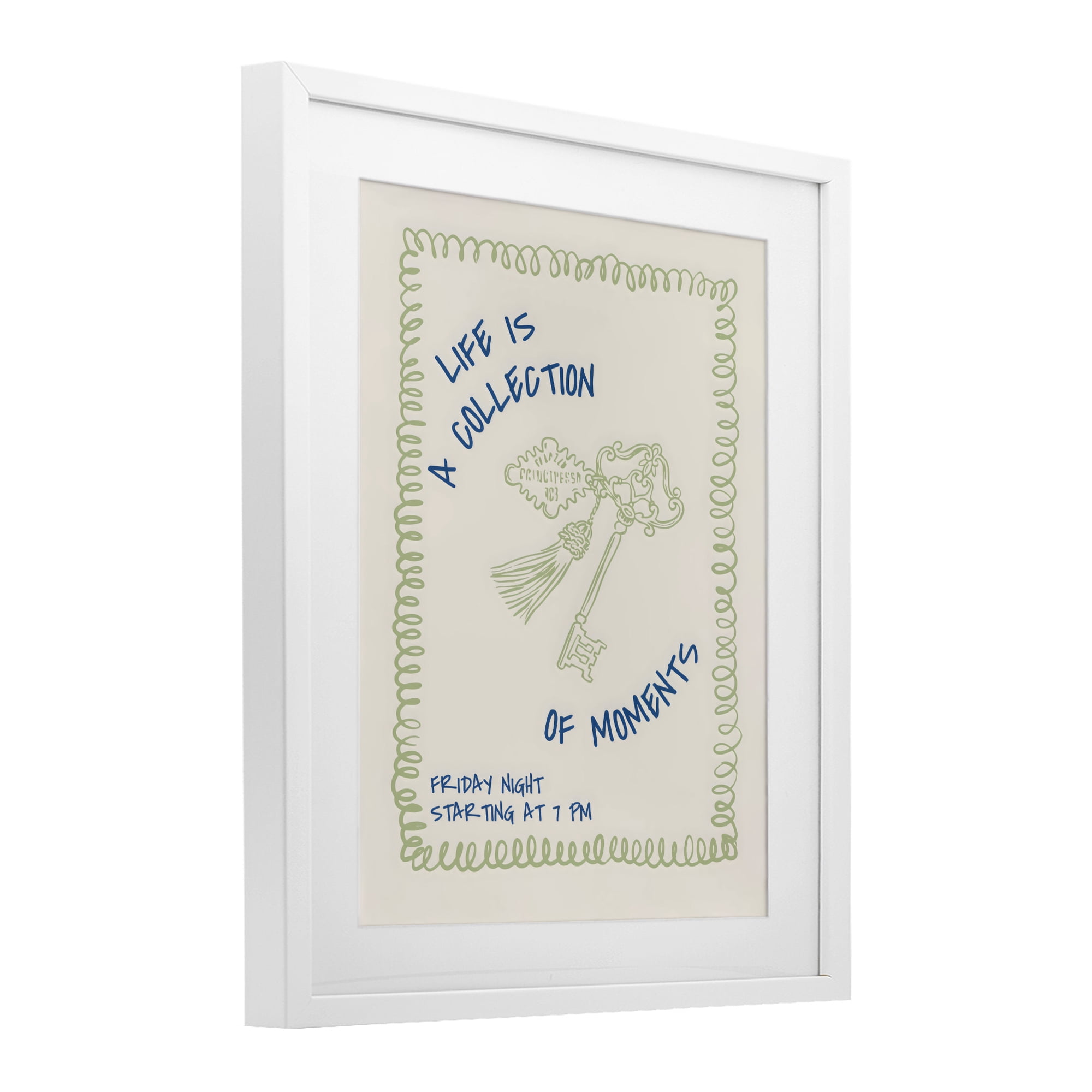 Stupell Industries A Collection of Moments White Framed Print Under Glass, design by The Prints Vibe