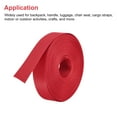 thumbnail image 4 of Unique Bargains Flat Nylon Webbing Strap 1 Inch 15 Yards Red for Backpack, Luggage-rack, 4 of 6