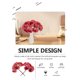 thumbnail image 3 of ADDHAT Bouquet De Rosas Artificiales Rojas De Tela Para En Bodas Y Eventos, 3 of 8