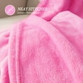 thumbnail image 2 of Howarmer Large Pink Throw Blankets, Twin Size Soft Lightweight Flannel Fleece Blanket, 60" x 80", 2 of 7