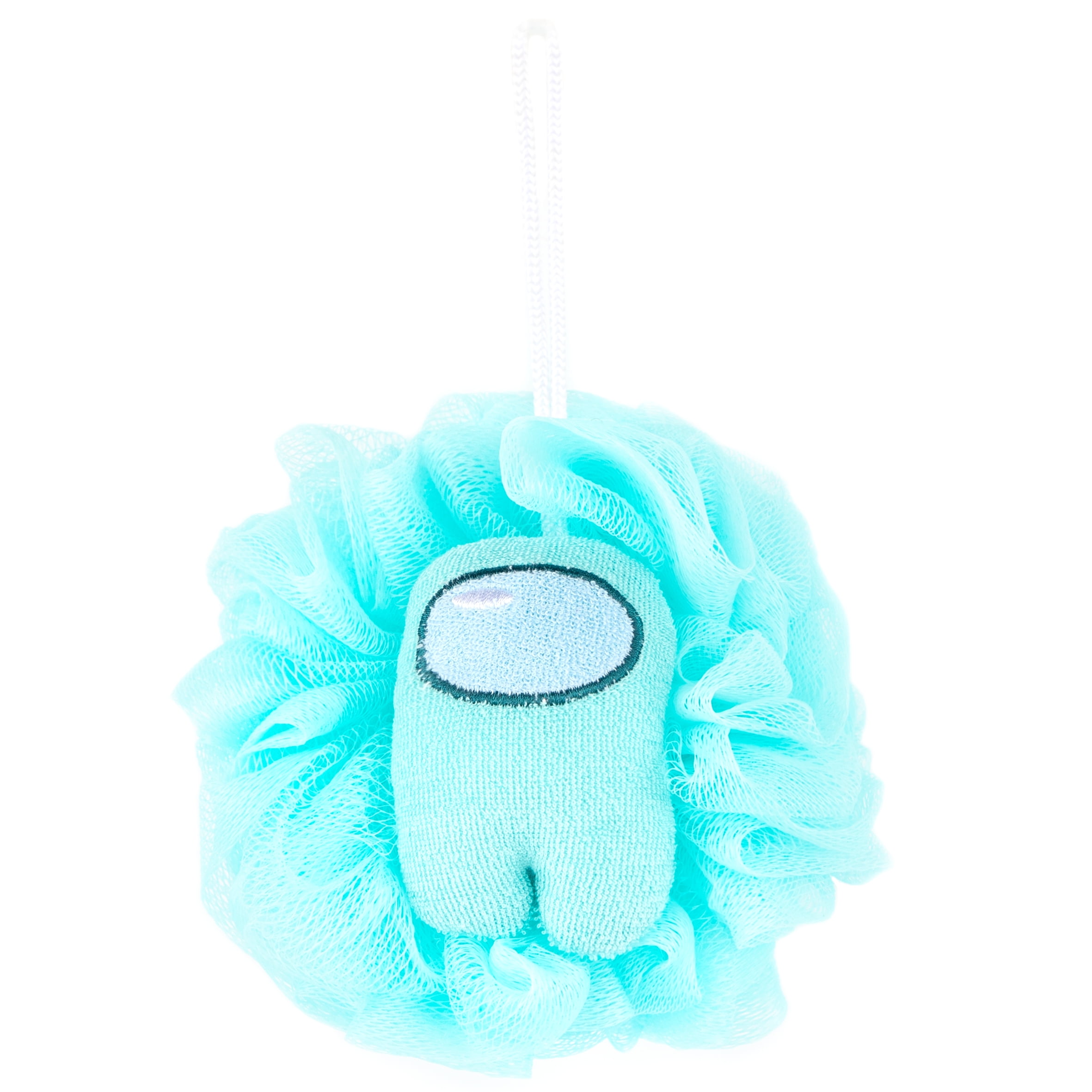 Among Us Kids Bath Character Loofah, Microfiber, Blue, Innersloth