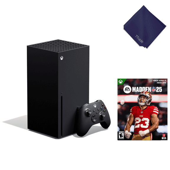 Microsoft Xbox Series X 1TB SSD Gaming Console (Black) with Madden NFL 25 Bundle – Ultimate Football Experience