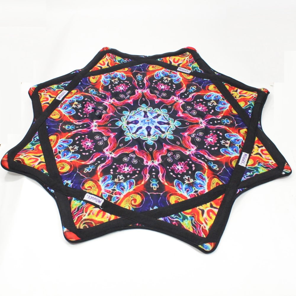 Mougee Star Flow Star - 27" Diameter - Weighted Star Design - Durable and Vibrant Patterns (Kaleidoscope)