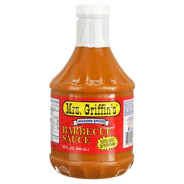 (2 pack) Mrs. Griffin's Hickory-Smoke Barbecue Sauce, 32 fl oz