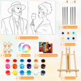 thumbnail image 3 of Art Kit Humyoun Couples - Juego de pinturas sobre lienzo (20 x 25 cm, 2 unidades), 3 of 6