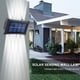 thumbnail image 4 of Outdoor Light Sensor | Modern Wall Mount Solar Lamp | IP65 Waterproof Rainproof ABS | Automatic Day-Night Light Control | Black | Courtyard Patio Garage | 10x8x3cm | 1 Pack, 4 of 8