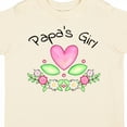 thumbnail image 4 of Inktastic Papa's Girl Heart Flowers Girls Toddler T-Shirt, 4 of 5