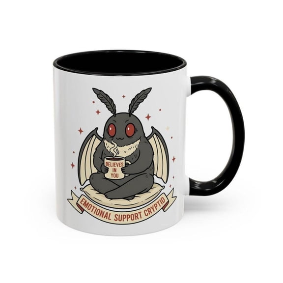 Mothman Coffee Mug Cryptid Drinkware Cup