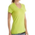 thumbnail image 2 of Authentic Women's Jersey V-Neck Tee, Oxford Grey - 2XL, 2 of 4