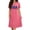 Hot Pink a1, variant on Patriotic Nightgowns for Women Plus Size Short Sleeve USA Flag T-Shirt Dress Summer Casual Sleepshirts 4th of July Night Gowns S-5XL
