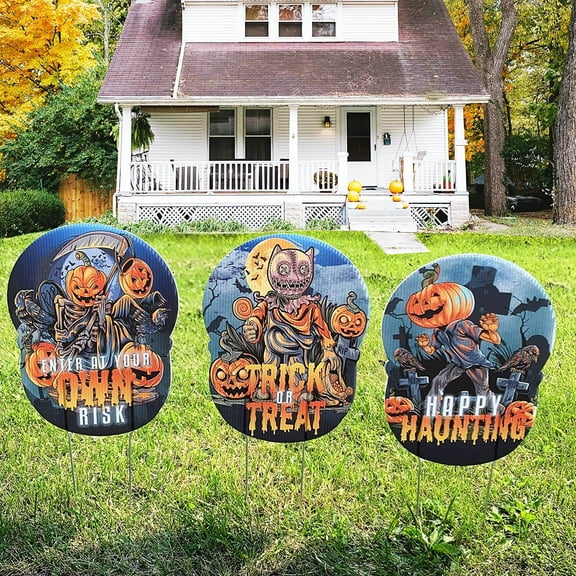Beware Halloween Yard Signs