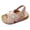 Purple, variant on Slides for Girls Adjustable Slingback Sandals Summer Dressy Flower Open Toe Thick Soft Sole Lightweight Beach Shoes White 9.5 Toddler