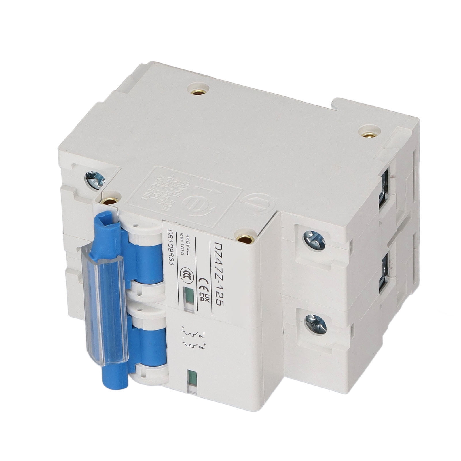 DC440V 2P Circuit Breaker DIN Rail Mounted DC Disconnect Air Switch For