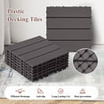 thumbnail image 6 of ATR ART to REAL Patio Composite Deck Tiles,Square Interlocking Floor Tiles,Set of 9,for Indoor and Outdoor,Coffee, 6 of 13