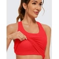 thumbnail image 3 of CRZ YOGA Butterluxe Workout Racerback Tank Tops for Women Padded Athletic Yoga Shirts with Built in Bra, 3 of 4