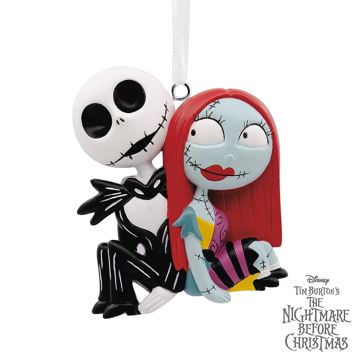 Jack Skellington And Sally Resin Ornament