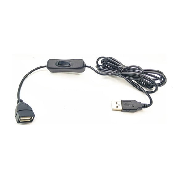 ANXPTIME USB2.0 Extension Cable with On Off Switches Male to Female Port Extender Cord