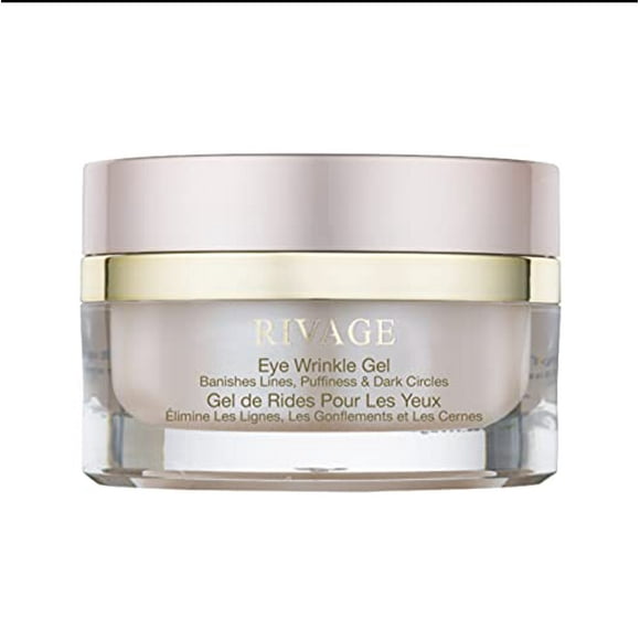 RIVAGE NATURAL DEAD SEA MINERALS Eye Wrinkle Gel 30ml ENHANCED with DEAD SEA SALT