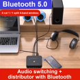 thumbnail image 3 of AMERTEER 3.5mm Audio Adapter Switcher Laptop Tablet Remote Control Bluetooth-compatible Receiver Switch Box Converter Multimedia Supplies, 3 of 9