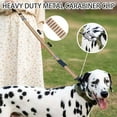 thumbnail image 4 of Bungee Dog Leash with Padded Handles, Reflective, Khaki, 4 of 6