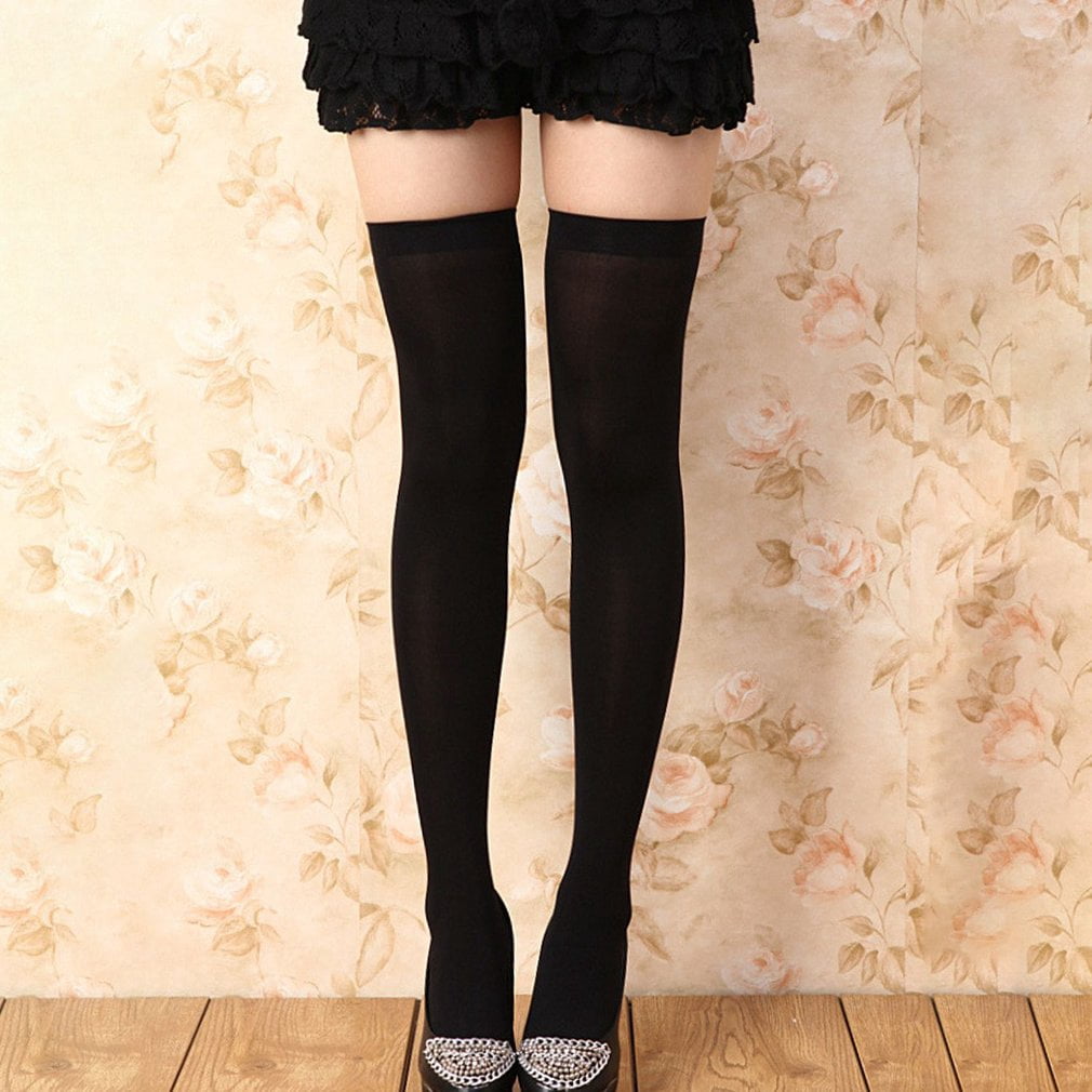 Autumn Winter Solid Color Women High 