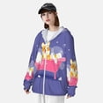 thumbnail image 3 of Kdxio Dog Washes in a Pink Bath Print Women Men Sun Protection UPF 50+ Jackets Zip Up Long Sleeve Hoodie Hiking Lightweight with Pockets, 3 of 7