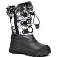 thumbnail image 2 of BURUDANI Kids Boys Girls Warm Snow Boots Insulated Waterproof Winter Ski Boots KSNOW BLACK/CAMO Size 11, 2 of 6