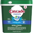 thumbnail image 1 of Cascade Gousses de Détergent pour Lave-Vaisselle Gousses de Lave-Vaisselle Actionpacs Complètes, Parfum Frais, 90 Numérations, 1 of 1