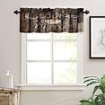 thumbnail image 5 of Coffee Kitchen Window Curtains Valance 3 Piece Set,Cofe Themed Printed Window Curtains Bedroom Living Room Cafe Home Decor Curtains Valance, 5 of 6