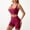Red, variant on Women's Workout Sets Ribbed Tank 2 Piece Seamless High Waist Gym Outfit Yoga Shorts Sets Yoga4you Aerial Yoga Swing Set Yoga Suit Set Pant Suits Workout Jumpsuit Workout Outfit Set for Women Yoga