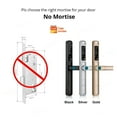 thumbnail image 2 of Door Lock, Waterproof Outdoor Finrprint TUYA APP RFID Card Code Keyless Smart Electronic Door Lock Aluminum/s Sliding ,Easy to Install, 2 of 8