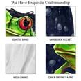 thumbnail image 4 of luoweisi Men's Beach Shorts Quick Dry Swim Trunks with Mesh Lining Frog L, 4 of 5