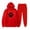 Red, variant on Women's Hoodies Sweatsuit Long Sleeve Matching Joggers Sweatpants 2 Piece Tracksuit Sets Two Piece Outfits For Women Formal Pants Suits for Women Evening Weddings Juniors Pant Suit Ski Pants Woman