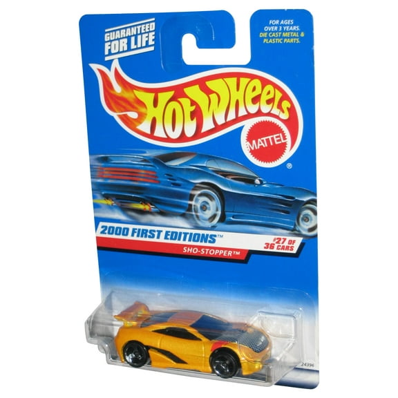 Hot Wheels 2000 First Editions 27/36 Yellow Sho-Stopper Toy Car #087